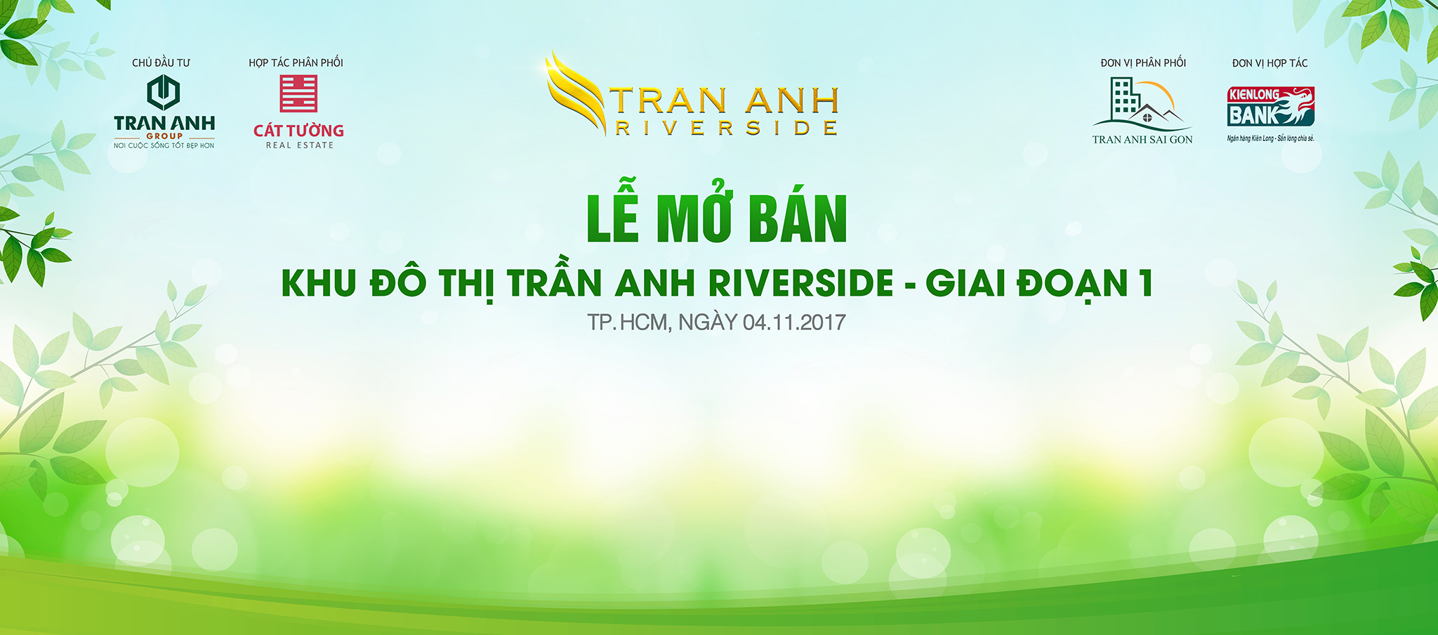 MỞ BÁN DỰ ÁN TRẦN ANH RIVERSIDE - ĐỢT 1